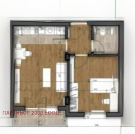 1 dormitorio Levski V, Sofia 3