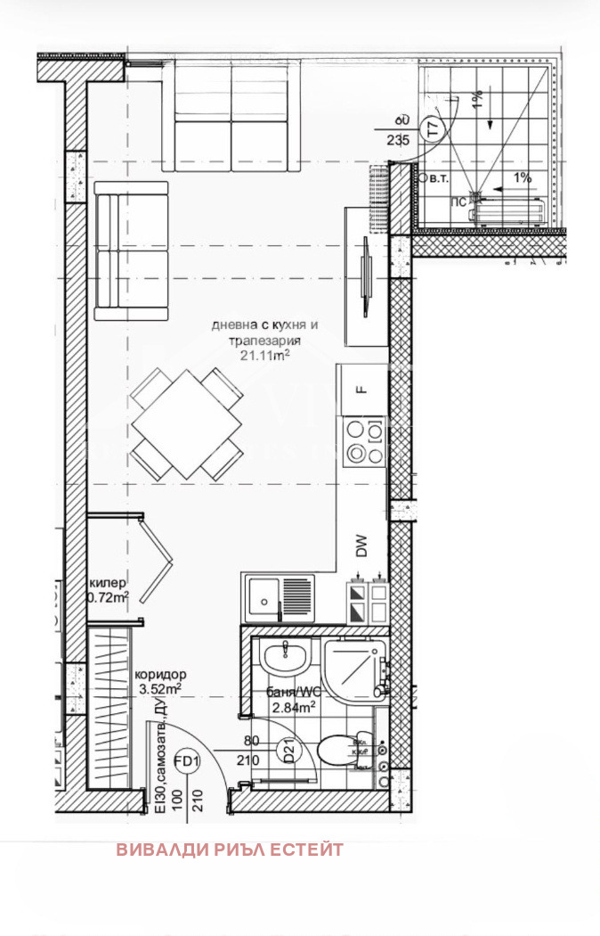 Продава 1-СТАЕН, гр. Варна, Възраждане 1, снимка 11 - Апартаменти - 53026667