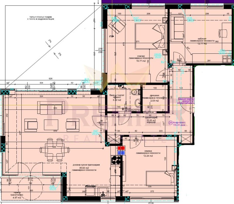 Продается  3 спальни Варна , Аспарухово , 129 кв.м | 79798612