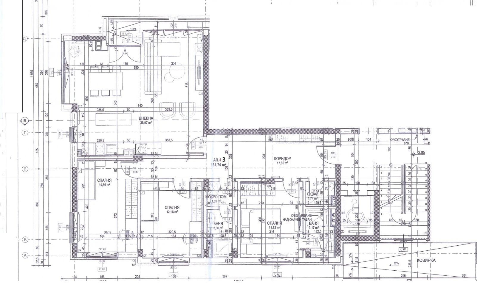 Продава 2-СТАЕН, гр. Монтана, Парта 1, снимка 9 - Апартаменти - 53794991