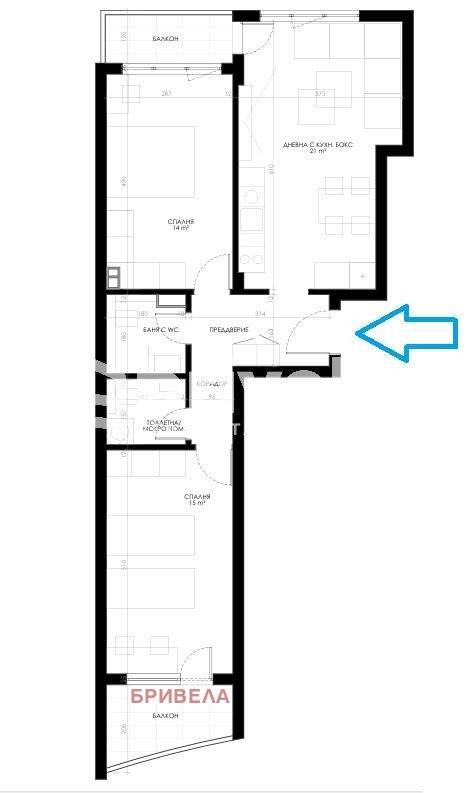 In vendita  2 camere da letto Sofia , Manastirski livadi , 94 mq | 56188599 - Immagine [12]