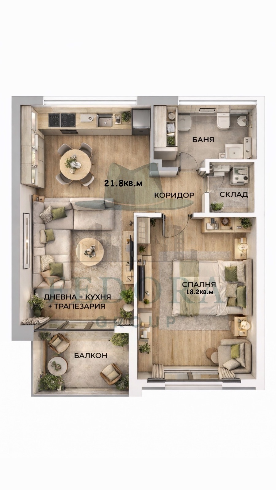 Продава 2-СТАЕН, гр. София, Лагера, снимка 6 - Апартаменти - 53703666