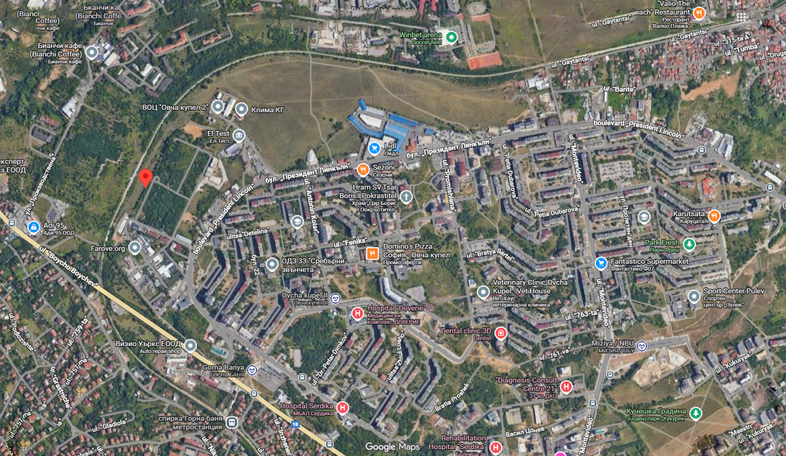 Продава ПАРЦЕЛ, гр. София, Овча купел, снимка 5 - Парцели - 53619923