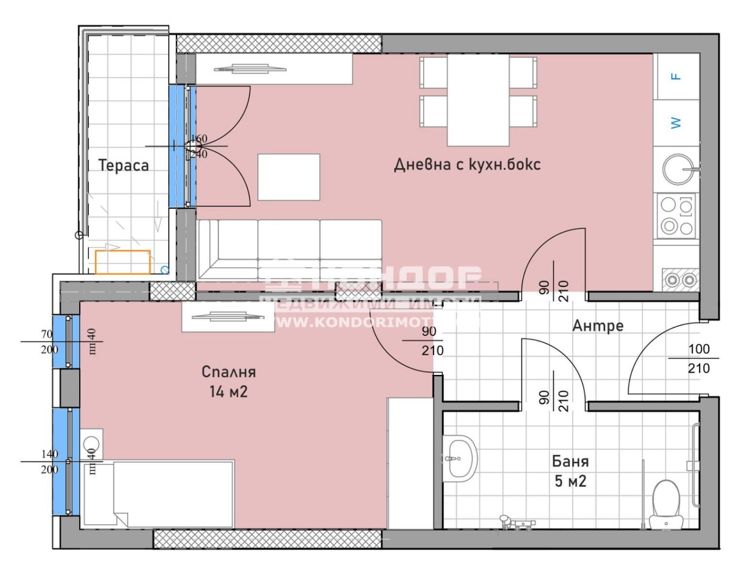 Продава 2-СТАЕН, гр. Пловдив, Христо Смирненски, снимка 2 - Апартаменти - 55221996