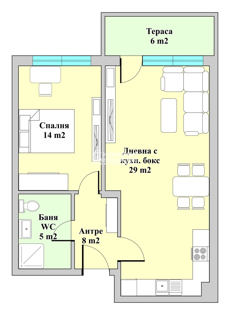 Продава 2-СТАЕН, гр. Пловдив, Въстанически, снимка 2 - Апартаменти - 52881667