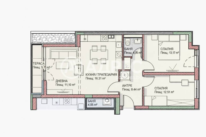 Продава 3-СТАЕН, гр. София, Център, снимка 4 - Апартаменти - 53442950