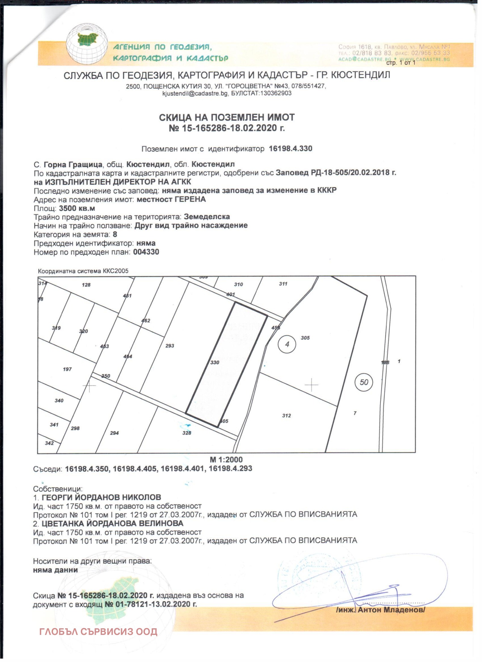 Продава ЗЕМЕДЕЛСКА ЗЕМЯ, с. Горна Гращица, област Кюстендил, снимка 15 - Земеделска земя - 54706096