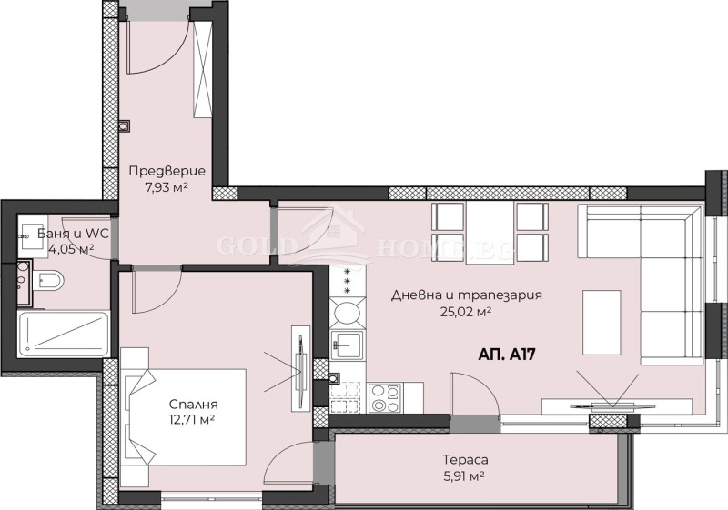 Продава  2-стаен град Пловдив , Христо Смирненски , 56 кв.м | 47269831 - изображение [8]