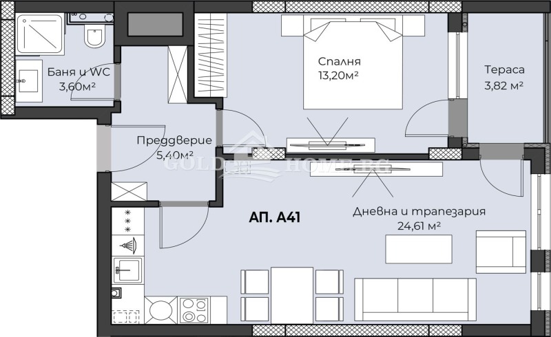 Продава  2-стаен град Пловдив , Христо Смирненски , 56 кв.м | 47269831 - изображение [5]