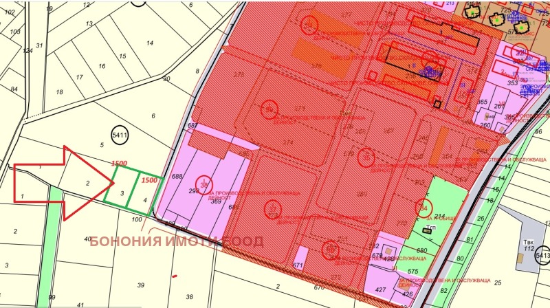 Продава ПАРЦЕЛ в град София, с. Кубратово - 1500 кв.м / 37 500 € » 73 343.63 лв., БОНОНИЯ ИМОТИ ЕООД