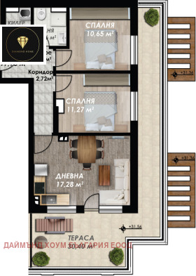 2 chambres Gagarin, Plovdiv 2