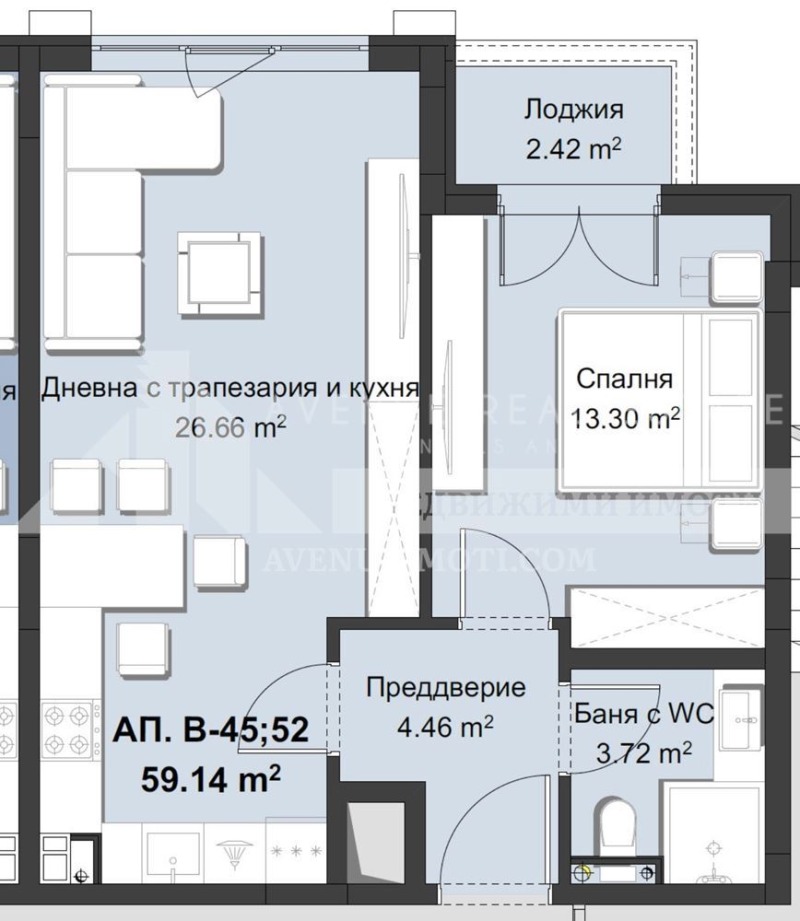 En venta  1 dormitorio Plovdiv , Jristo Smirnenski , 75 metros cuadrados | 30442010 - imagen [2]