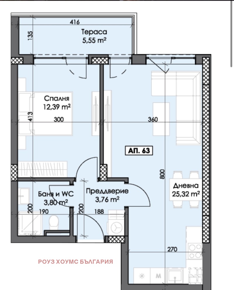 Продава 2-СТАЕН, гр. Пловдив, Тракия, снимка 2 - Апартаменти - 52572262