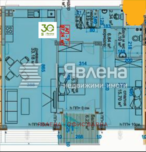 Продава 3-СТАЕН, гр. Варна, Виница, снимка 4 - Апартаменти - 54920110