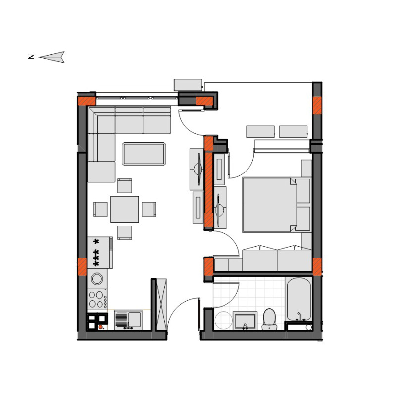 Продава 2-СТАЕН, гр. Стара Загора, Никола Петков, снимка 2 - Апартаменти - 53147366