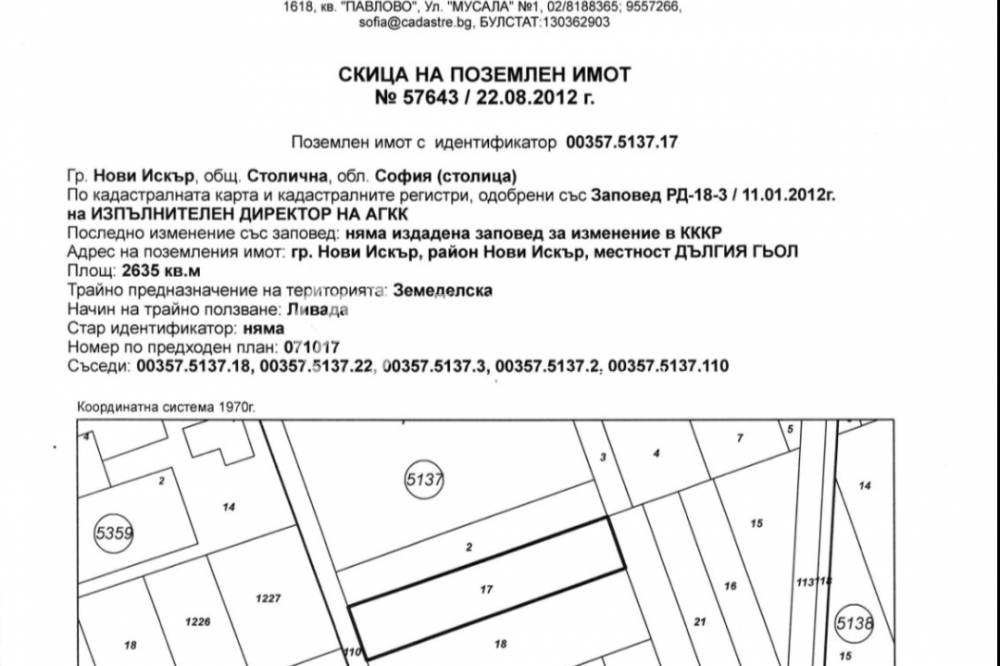 Продава ПАРЦЕЛ, гр. София, гр. Нови Искър, снимка 2 - Парцели - 54847390