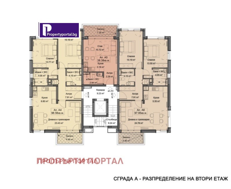 Til salgs  Studio Sofia , Simeonovo , 50 kvm | 94674260 - bilde [3]