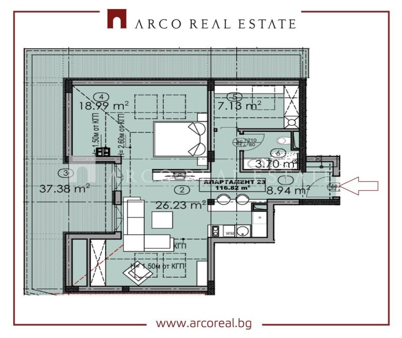 Продава 2-СТАЕН, гр. София, Дружба 2, снимка 4 - Апартаменти - 52636285