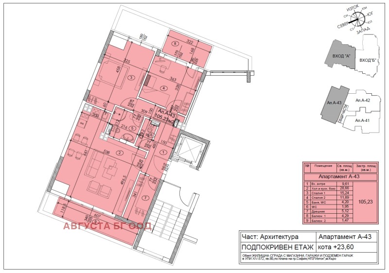 Te koop  2 slaapkamers Sofia , Poligona , 120 m² | 61117948 - afbeelding [2]