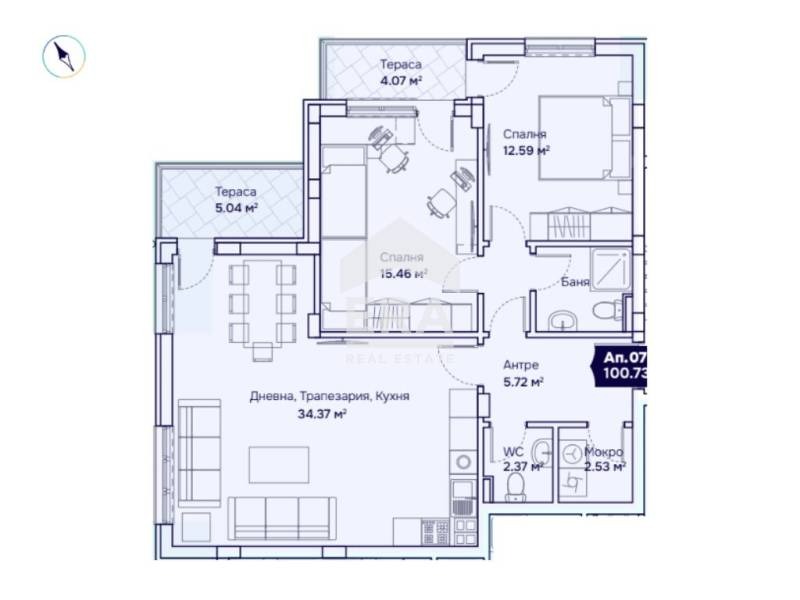 Продава  3-стаен град София , Бояна , 111 кв.м | 10938065 - изображение [3]