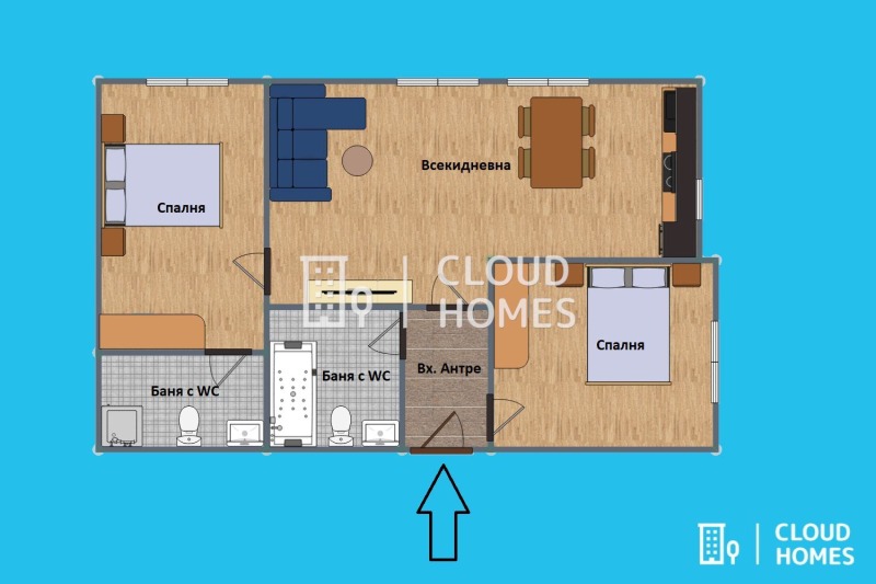 For Sale  2 bedroom Sofia , Malinova dolina , 93 sq.m | 13864014