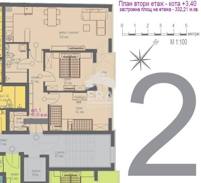 Продава 3-СТАЕН, гр. Варна, Колхозен пазар, снимка 2 - Апартаменти - 54216168