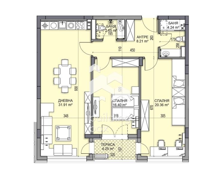 Продава 3-СТАЕН, гр. Пловдив, Гагарин, снимка 2 - Апартаменти - 54351031