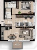 Продава  3-стаен град София , Дружба 2 , 123 кв.м | 42641180 - изображение [2]