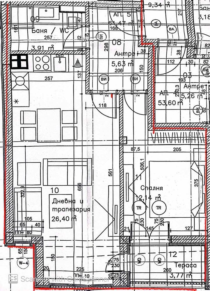 Til salg  1 soveværelse Plovdiv , Komatevo , 80 kvm | 75628335 - billede [2]