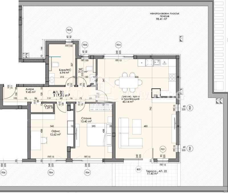 Продава 3-СТАЕН, гр. Пловдив, Христо Смирненски, снимка 16 - Aпартаменти - 48528576