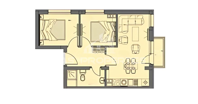 Продава  3-стаен град София , Левски В , 72 кв.м | 70965939