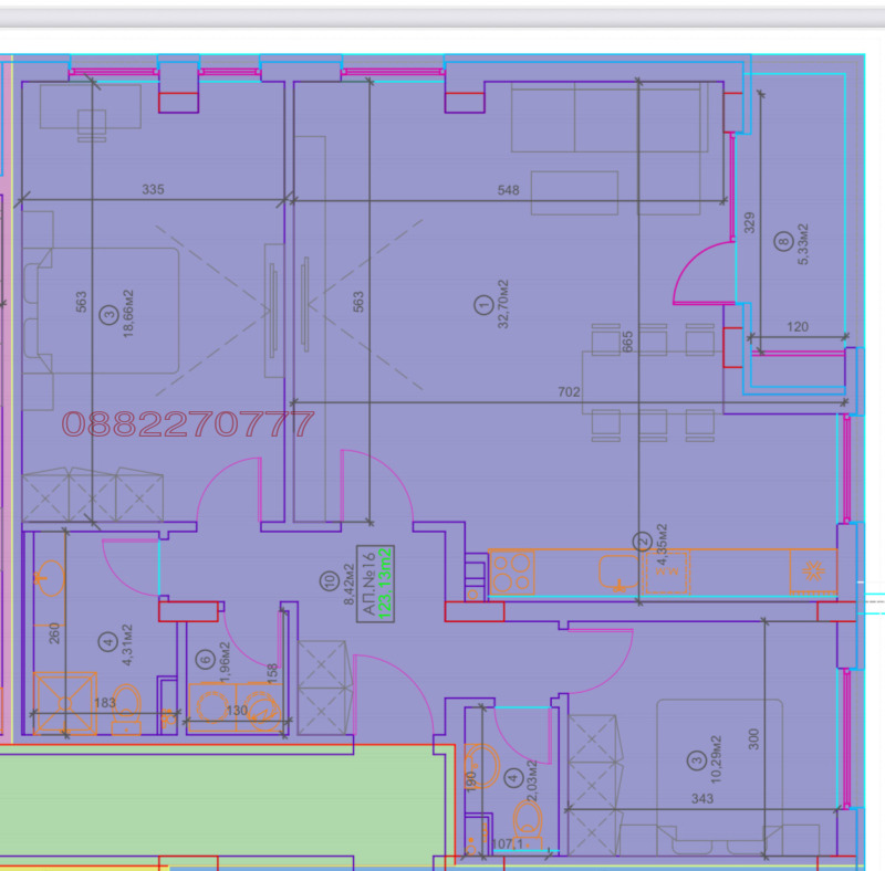 Продава 3-СТАЕН, гр. Стара Загора, Център, снимка 17 - Апартаменти - 53236642