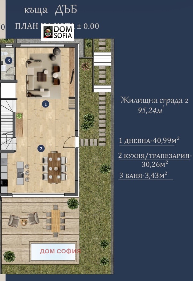 Продава КЪЩА, гр. София, в.з.Киноцентъра, снимка 7 - Къщи - 54295149