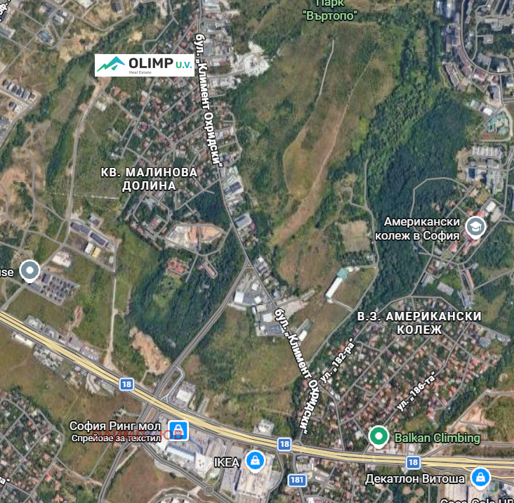Продава ПАРЦЕЛ, гр. София, Малинова долина