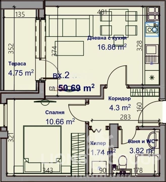 Продава  2-стаен град Варна , Младост 2 , 61 кв.м | 20385442 - изображение [12]