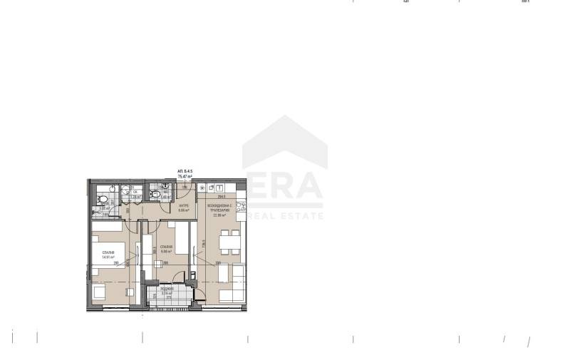 Продается  2 спальни София , Люлин 6 , 88 кв.м | 43211384 - изображение [2]