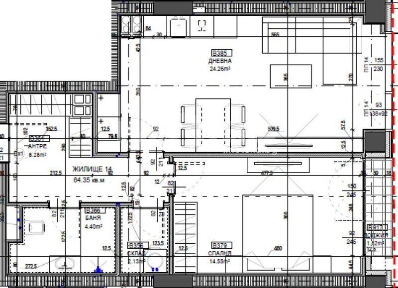 Til salgs  1 soverom Sofia , Tsentar , 85 kvm | 22921184 - bilde [4]