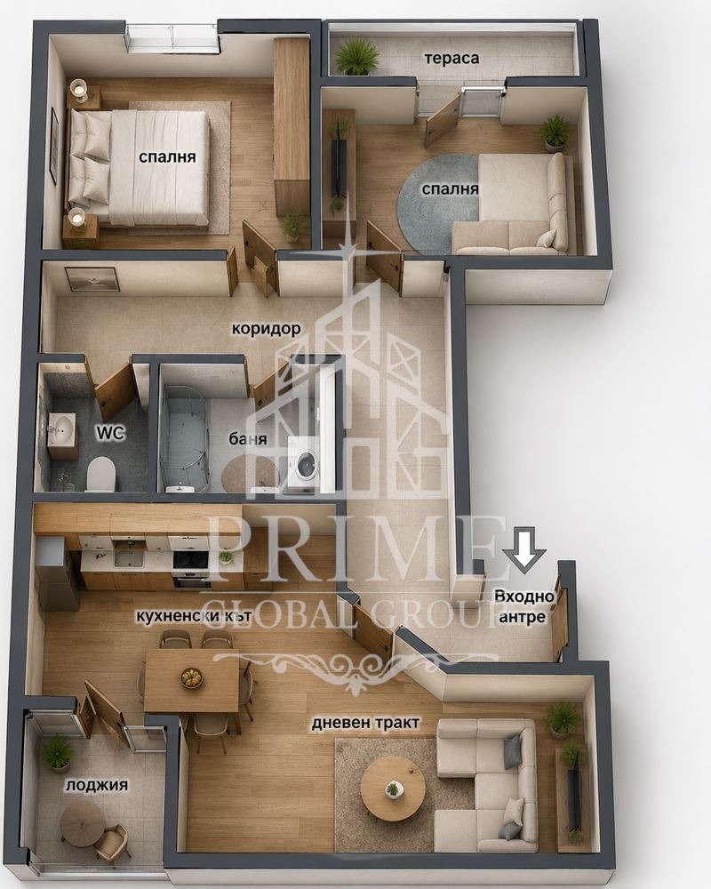 Продава 3-СТАЕН, гр. Варна, Виница, снимка 10 - Апартаменти - 55276583
