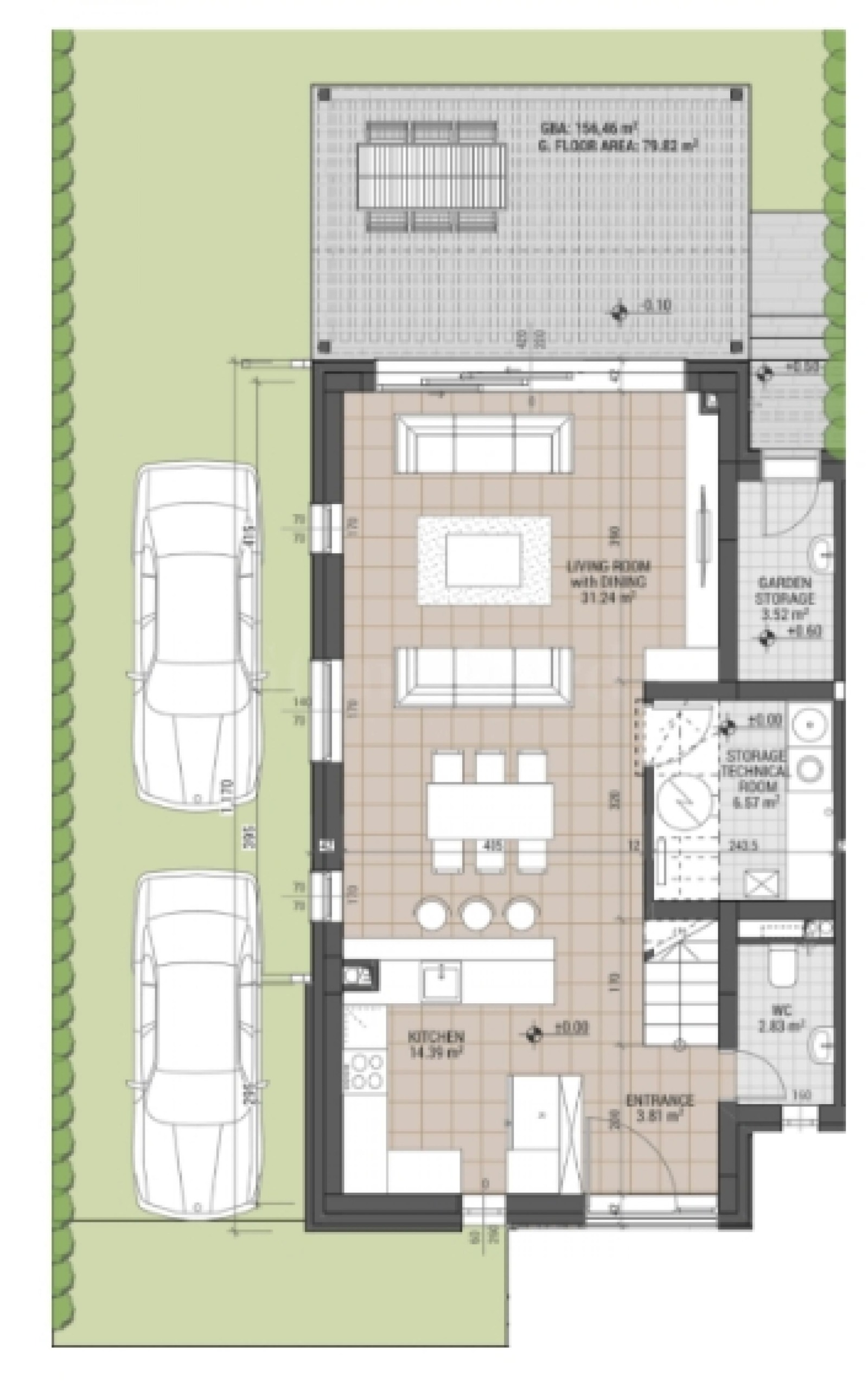 Продава КЪЩА, гр. София, в.з.Малинова долина - Герена, снимка 4 - Къщи - 53107366