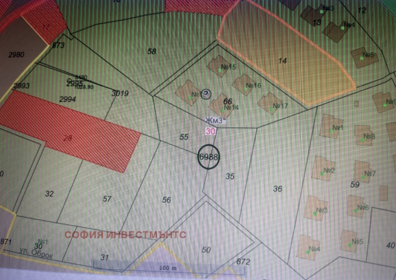 Продава ПАРЦЕЛ, гр. София, с. Бистрица, снимка 3 - Парцели - 54047922