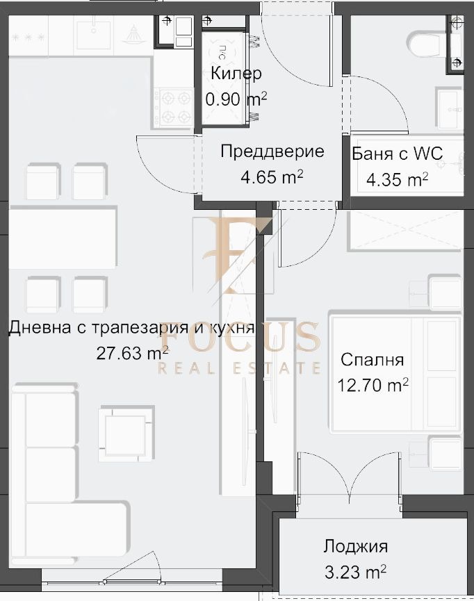 Продава 2-СТАЕН, гр. Пловдив, Христо Смирненски, снимка 2 - Aпартаменти - 48907278