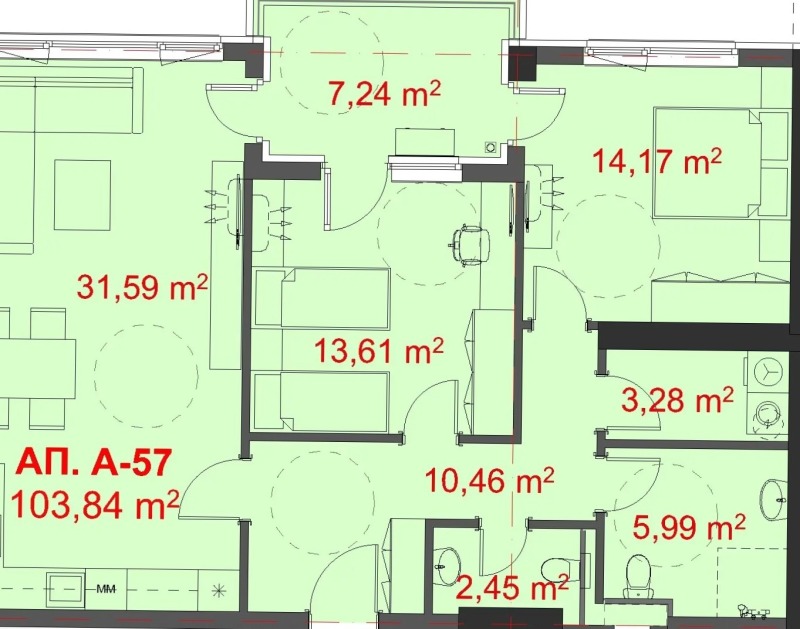 À venda  2 quartos Burgas , Slaveikov , 123 m² | 64968595 - imagem [3]