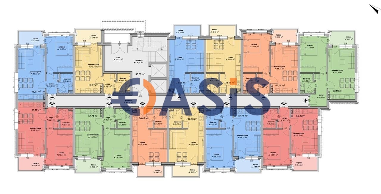 Продава 2-СТАЕН, к.к. Слънчев бряг, област Бургас, снимка 10 - Апартаменти - 53796989