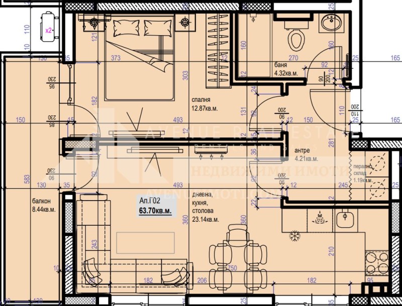 Till salu  1 sovrum Plovdiv , Jujen , 76 kvm | 39922491 - bild [2]