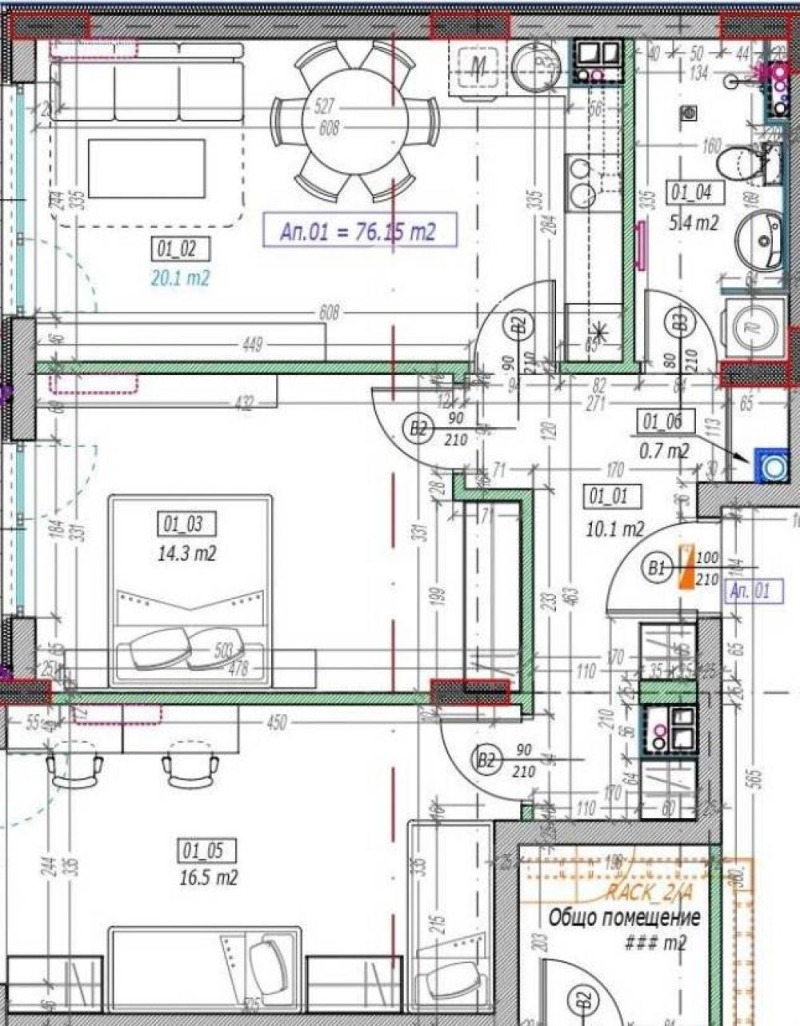 Продава 3-СТАЕН, гр. София, Малинова долина, снимка 4 - Aпартаменти - 48283633