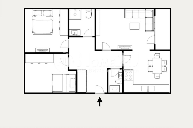 Продава 3-СТАЕН, гр. Асеновград, област Пловдив, снимка 2 - Апартаменти - 52822348
