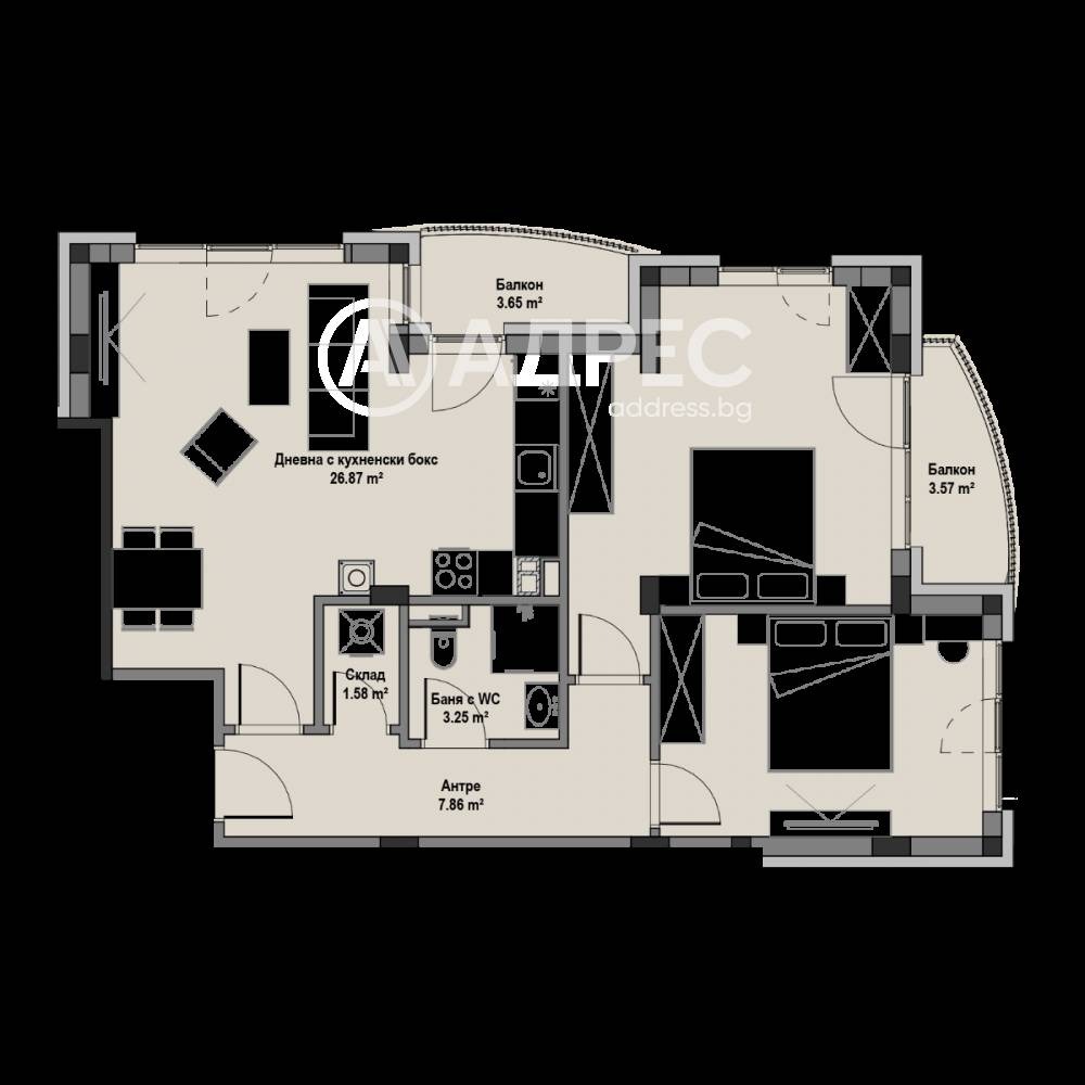Продава 3-СТАЕН, гр. София, Витоша, снимка 4 - Апартаменти - 54251100