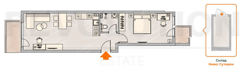 Продава 2-СТАЕН, гр. София, Малинова долина, снимка 7 - Aпартаменти - 48013138