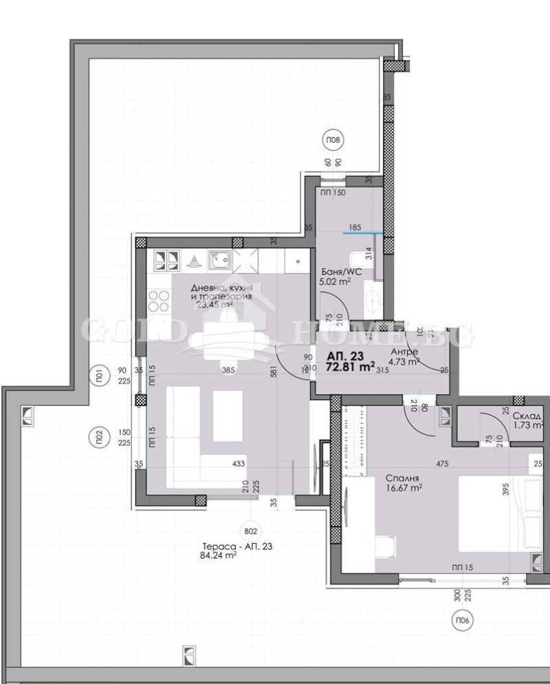 Продава 3-СТАЕН, гр. Пловдив, Христо Смирненски, снимка 14 - Aпартаменти - 49398556