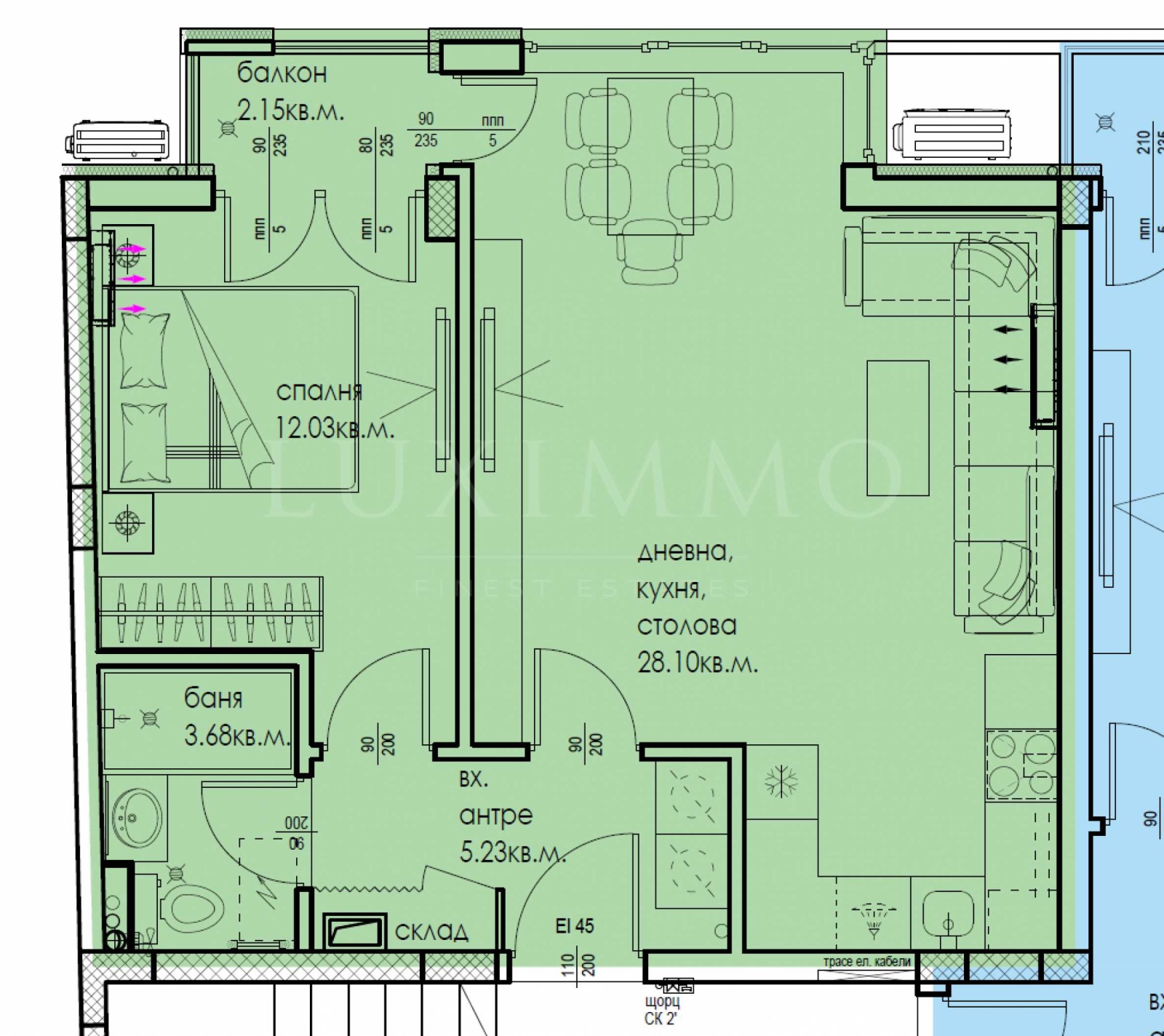 Продава 2-СТАЕН, гр. Пловдив, Кючук Париж, снимка 2 - Апартаменти - 52623956